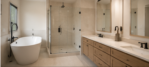 Final touch bathroom cleaning